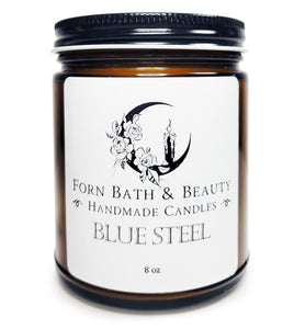 Blue Steel Handpoured Candle
