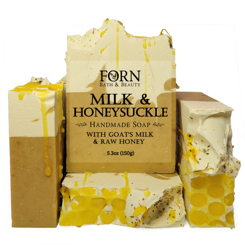 Milk & Honeysuckle Goat's Milk Body Soap