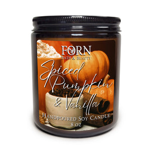 Spiced Pumpkin & Vanilla Handpoured Candle