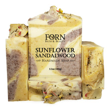 Load image into Gallery viewer, Sunflower Sandalwood Body Soap