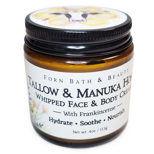 Tallow & Manuka Honey Whipped Face & Body Cream