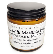 Load image into Gallery viewer, Tallow &amp; Manuka Honey Whipped Face &amp; Body Cream