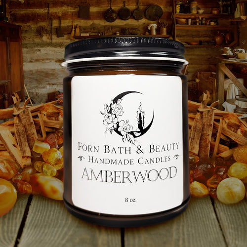 Amberwood Handpoured Candle